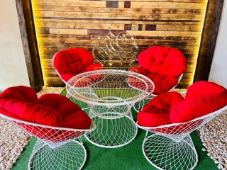 صندلی تک نفره بامبو مقاوم و راحت برای حیاط و تراس