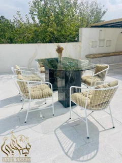 مبلمان ویلایی مدل لارنکا؛ طراحی مدرن برای فضای لوکس