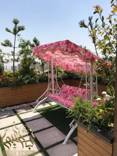 تاب باغی سه نفره ایفل با طراحی شیک و راحت برای فضای باز