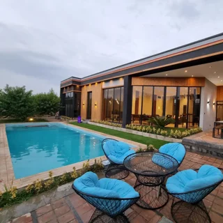 تشک صندلی باغی فلزی مدل بامبو